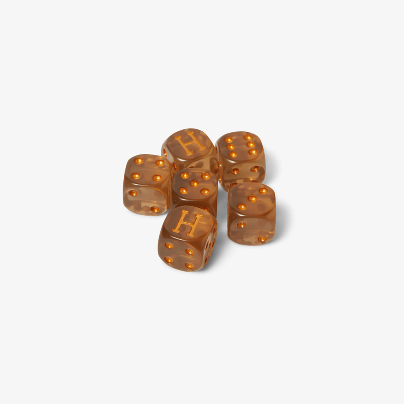 huf luxe dice set (brown)