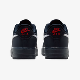 gradeschool nike air force 1 dark (obsidian/white-black)