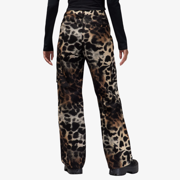 womens jordan printed chicago pants (archeo brown)