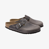 mens birkenstock boston bs (iron)