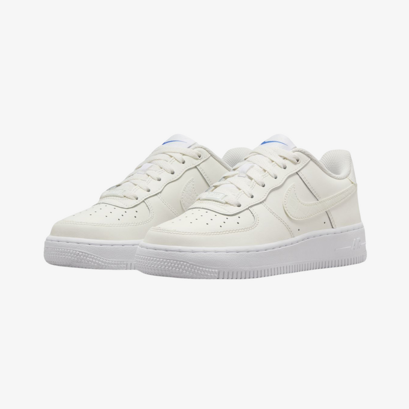 gradeschool nike air force 1 lv8 (sail/white)