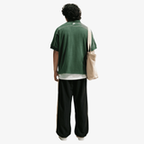 mens nike sportswear club french terry polo (fir/phantom)