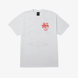 mens huf after midnight s/s tee (white)