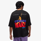 mens jordan reissue oversized s/s crew (black)