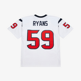 mens mitchell and ness demeco ryans jersey (white)