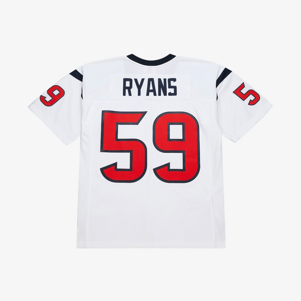 mens mitchell and ness demeco ryans jersey (white)