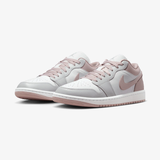 womens jordan 1 low (particle rose/enigma stone)
