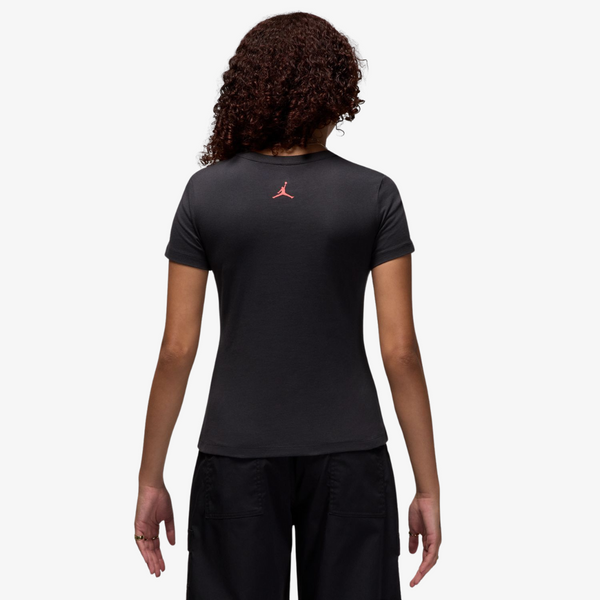 womens jordan s/s tee (black)