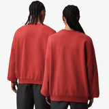 mens jordan bike air x nigel sylvester fleece crew-neck sweatshirt (cinnabar)
