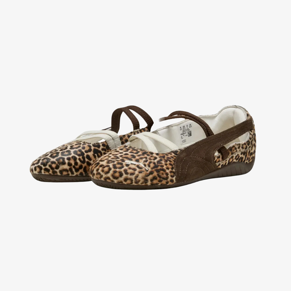 womens puma speedcat ballet wild (chocolate/warm white)