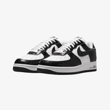 mens nike air force 1 (black/black-white)