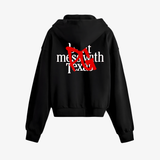 mens premiumgoods. dont mess with zip hoodie (black)