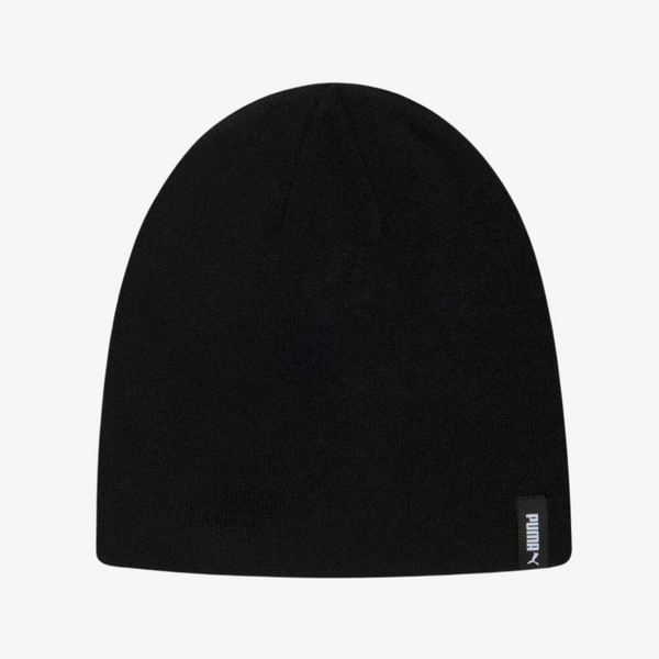 mens puma x lmc cuffless beanie (black)