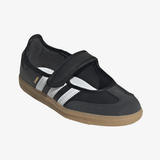 gradeschool adidas samba jane (black/white/gum)