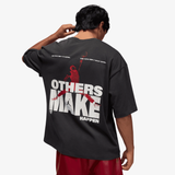 mens jordan reissue oversized s/s crew (off noir)