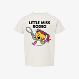 kids premiumgoods. little miss rodeo s/s tee (heather oatmeal)