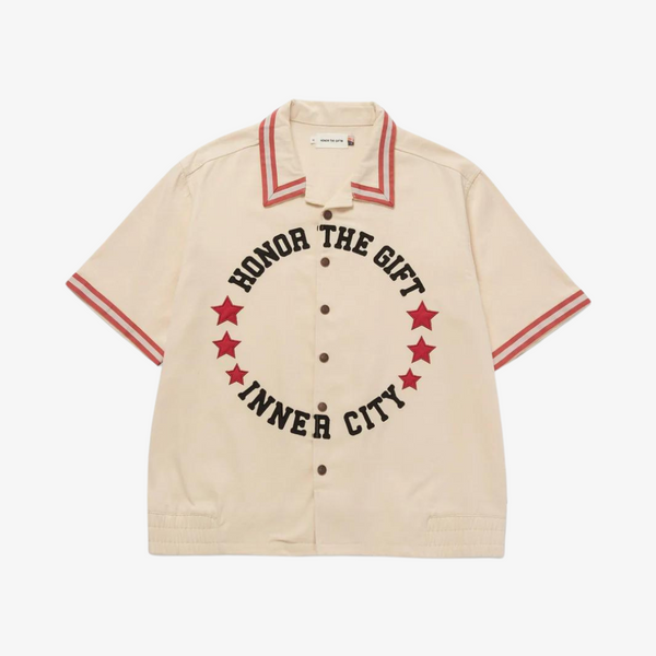 mens honor the gift tradition s/s snap up (bone)