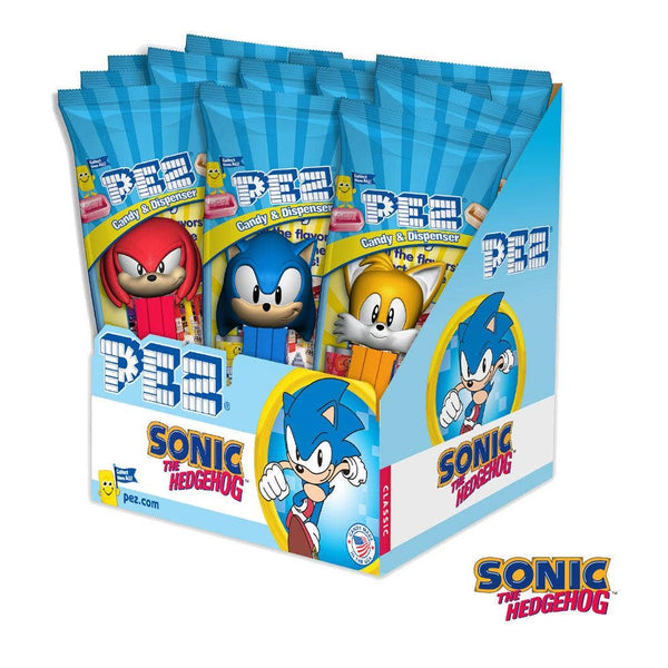 pez sonic the hedgehog candy