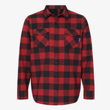 mens ridin' dirty og logo flannel (red/black)