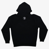 mens ridin' dirty 1996 logo pullover hoodie (black)