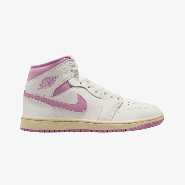 womens jordan 1 mid (sail/orchid)