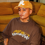 mens premiumgoods. x rezoworld takeover s/s drop shoulder tee (mocha)