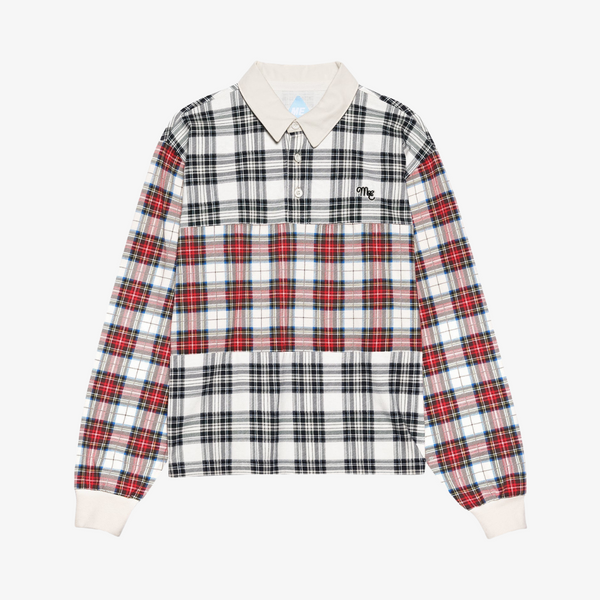 womens melody ehsani dionne plaid rugby (plaid)