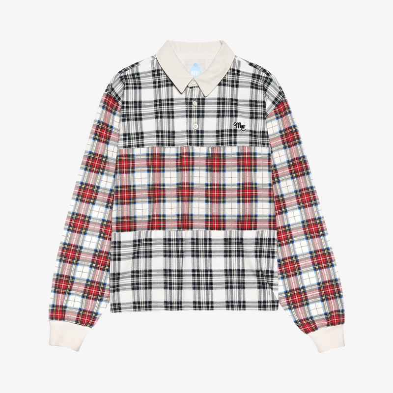 womens melody ehsani dionne plaid rugby (plaid)