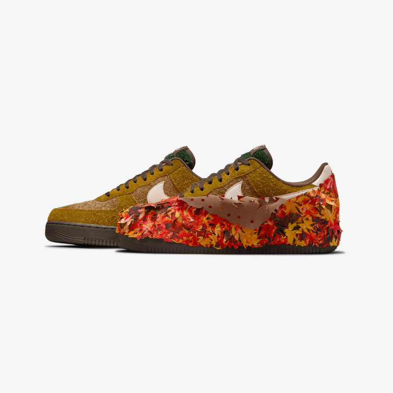 mens nike air force 1 '07 lx (olive flak/sail)