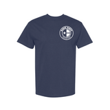 mens ridin' dirty og logo s/s tee (dolphin blue)