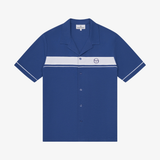 mens sergio tacchini annata cabana s/s shirt (deep ultramarine)