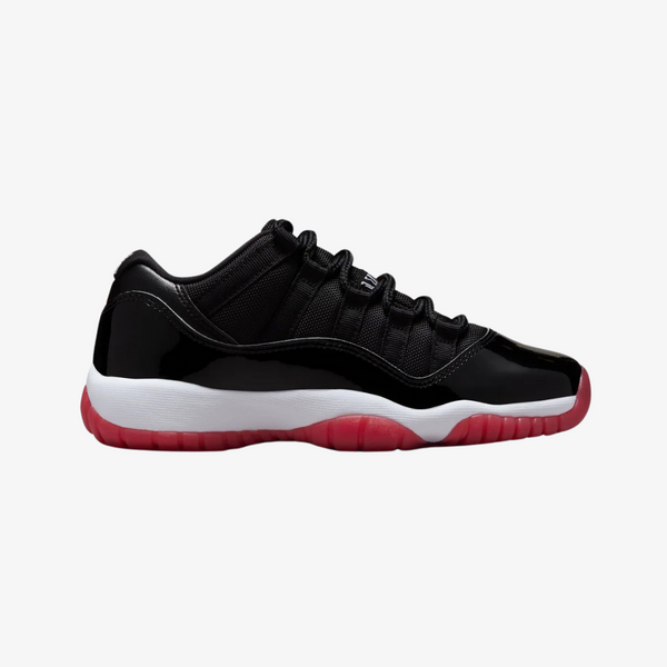 gradeschool jordan 11 low retro (bred)