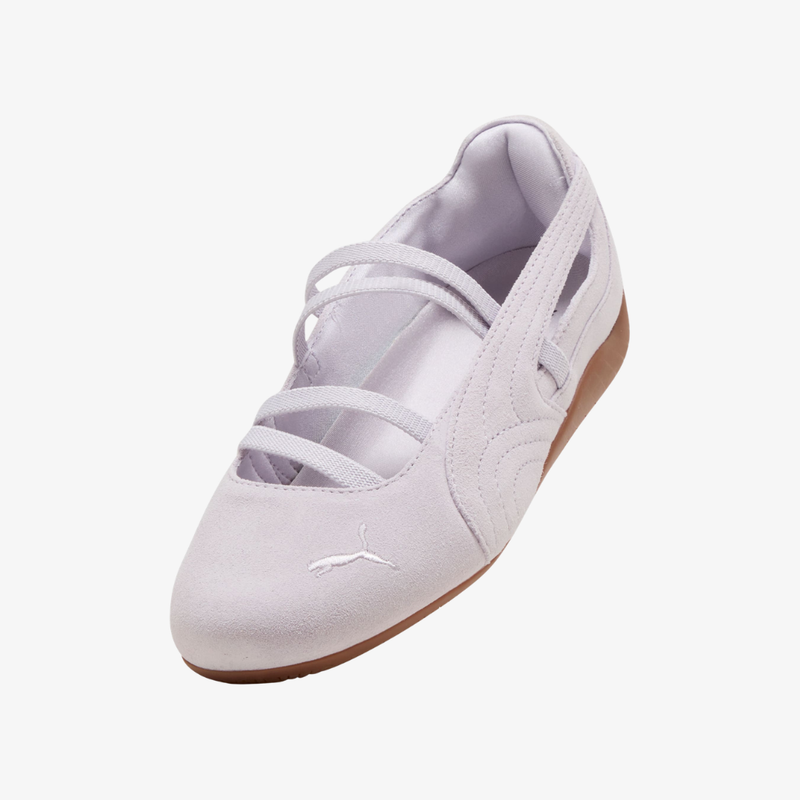womens puma speedcat ballet sd wns (lavender/pop-green) – Premium