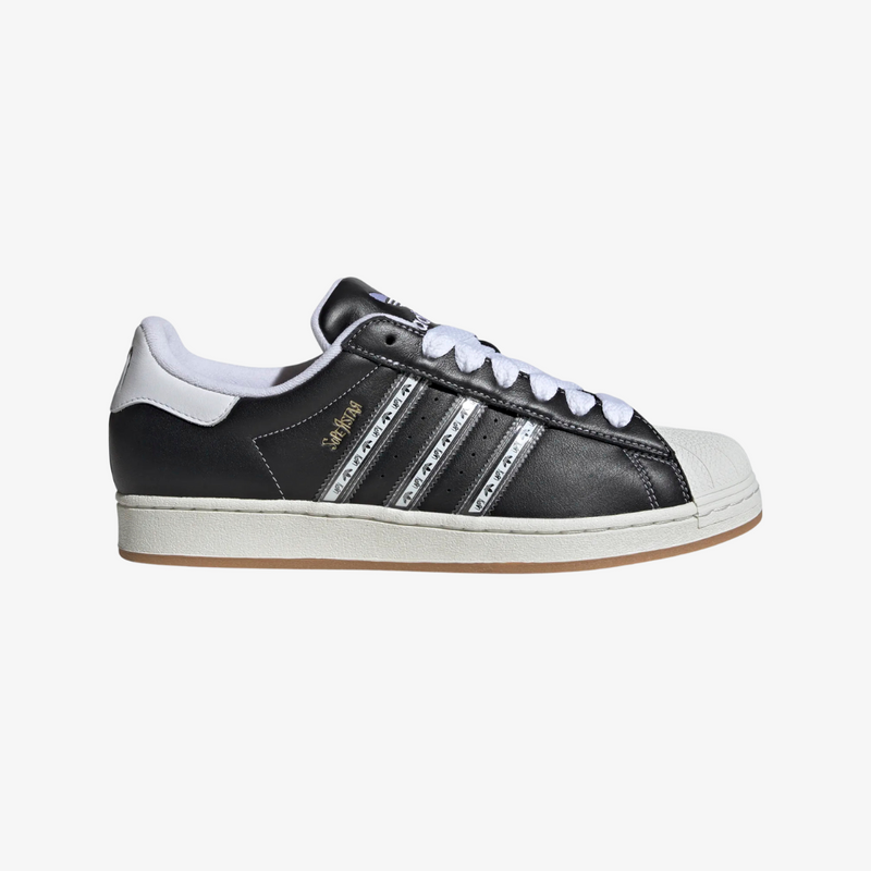 mens adidas x korn superstar (black/transluscent/scarlet)