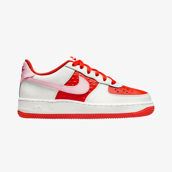 gradeschool nike air force 1 low (valentines day)