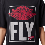 mens jordan x levi's® s/s tee (black)