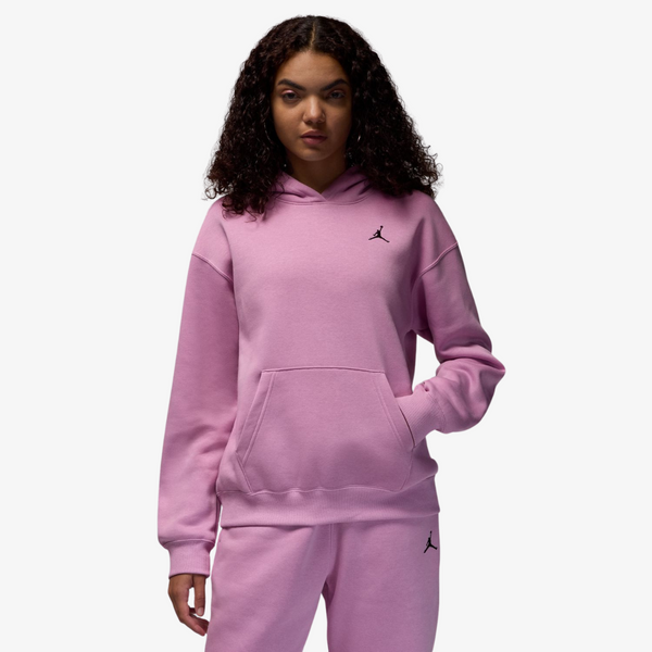 womens jordan brooklyn fleece hoodie (orchid)