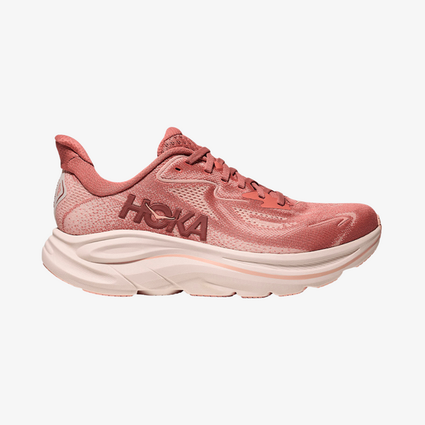 womens hoka clifton 10 (blush/rose latte)
