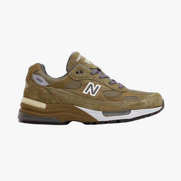 mens new balance 992 (dark camo/covert green)