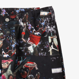 mens jordan jordan flight woven pants (black/sail)