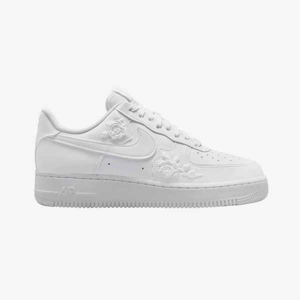 womens nike air force 1 low 07 (white roses)