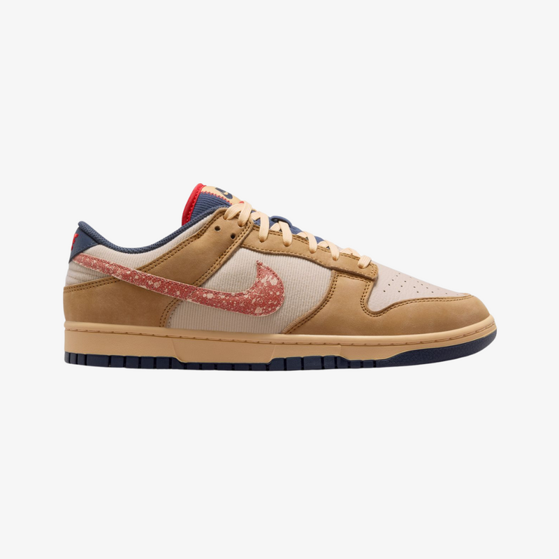 mens nike dunk low se (wheat/burnt sunrise)