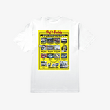 mens huf x greddy tour s/s tee (white)