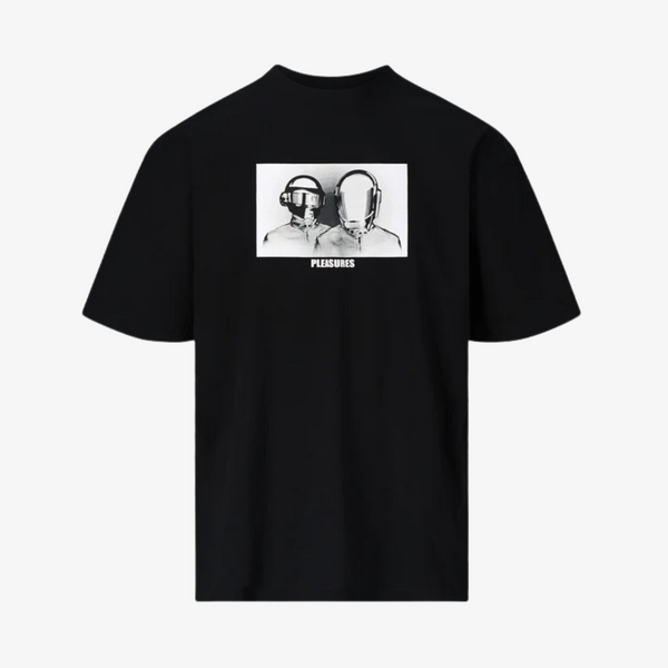 mens pleasures x daft punk inverted s/s tee (black)