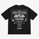 mens huf x three 6 mafia sizzurp s/s tee (black)