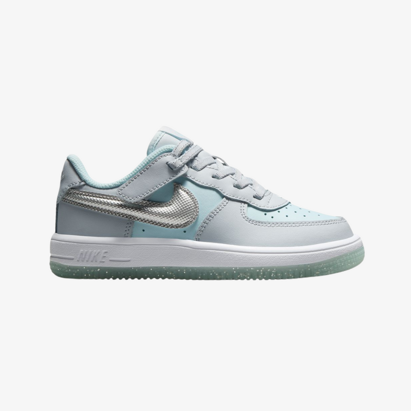 preschool force 1 low easyon (pure platinum/silver)