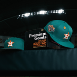 premiumgoods x new era houston astros 59fifty fitted 'juice box' (green)