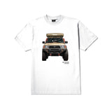 mens huf 4 runner s/s tee (white)