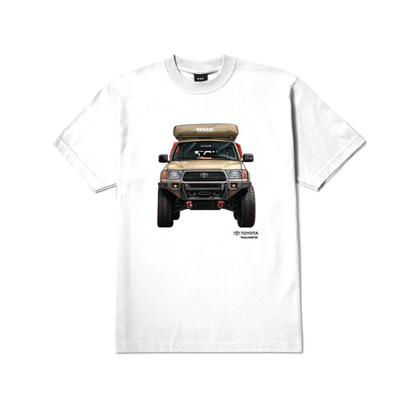 mens huf 4 runner s/s tee (white)