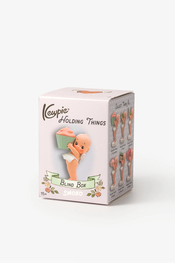 smoko kewpie holding things blind box figure